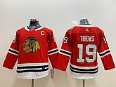 Youth Blackhawks 19 Jonathan Toews Red Adidas Jersey,baseball caps,new era cap wholesale,wholesale hats